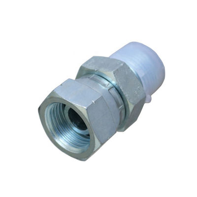 dubbele mannelijke Hydraulische de Unie van de draadadapter Montage bsp aan vrouwelijke npt de hexuitdraaischakelaar van de draadslang